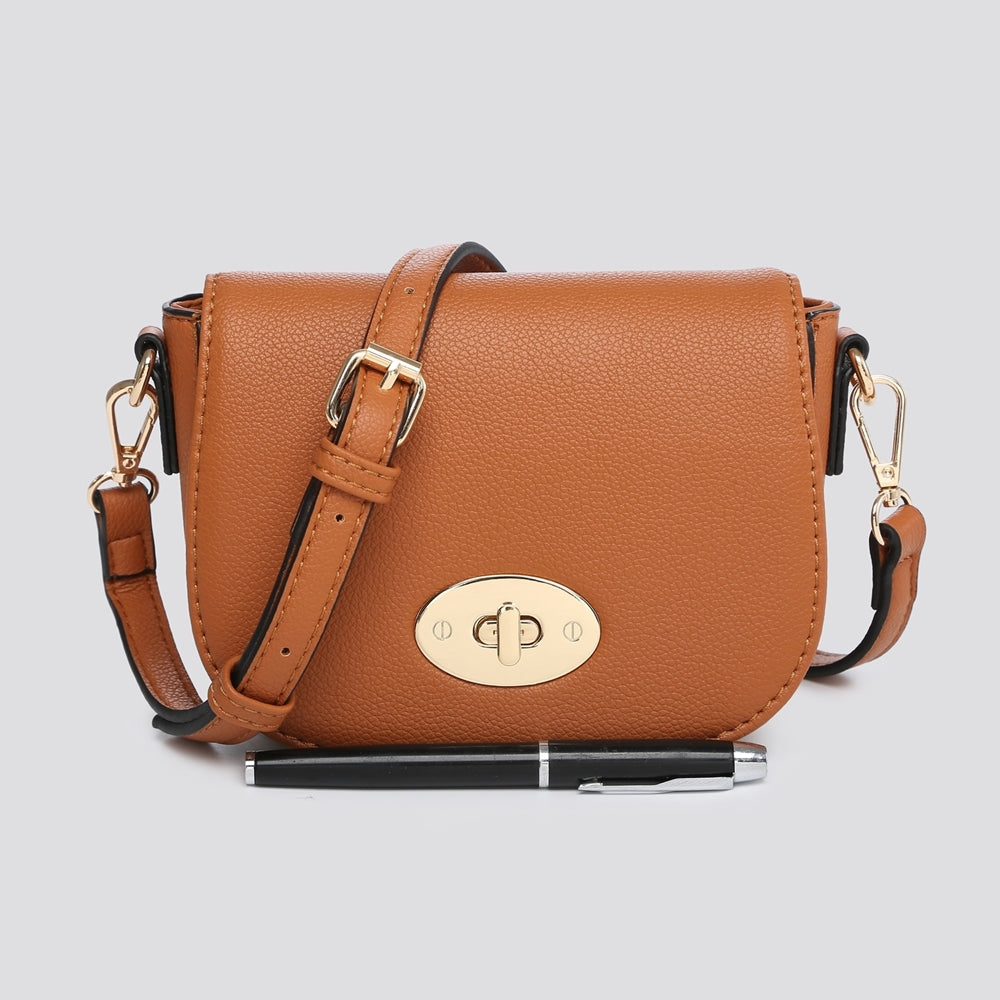 Mini Crossbody Bag In Tan