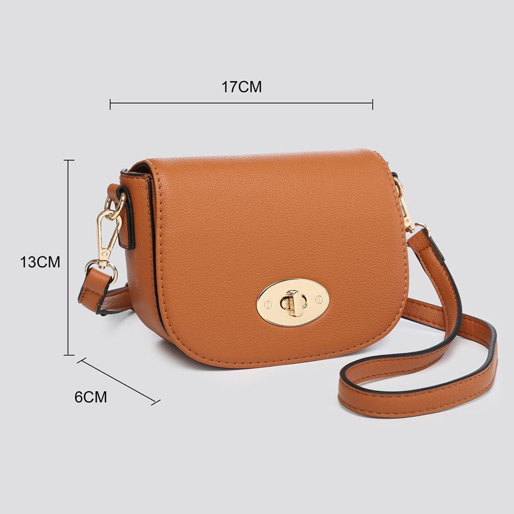 Mini Crossbody Bag In Tan
