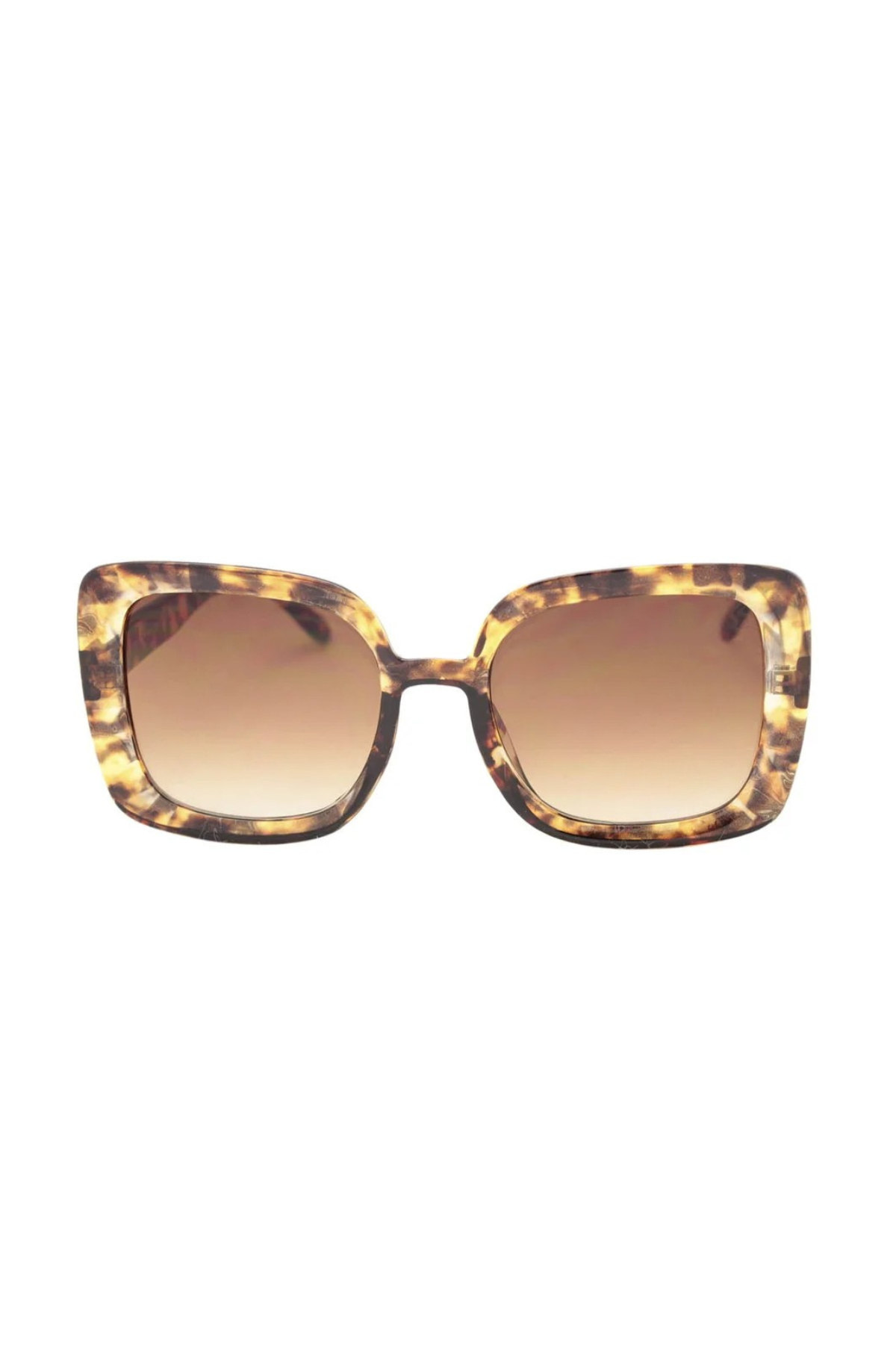 Sienna Oversized Vintage Style Sunglasses In Tortoise