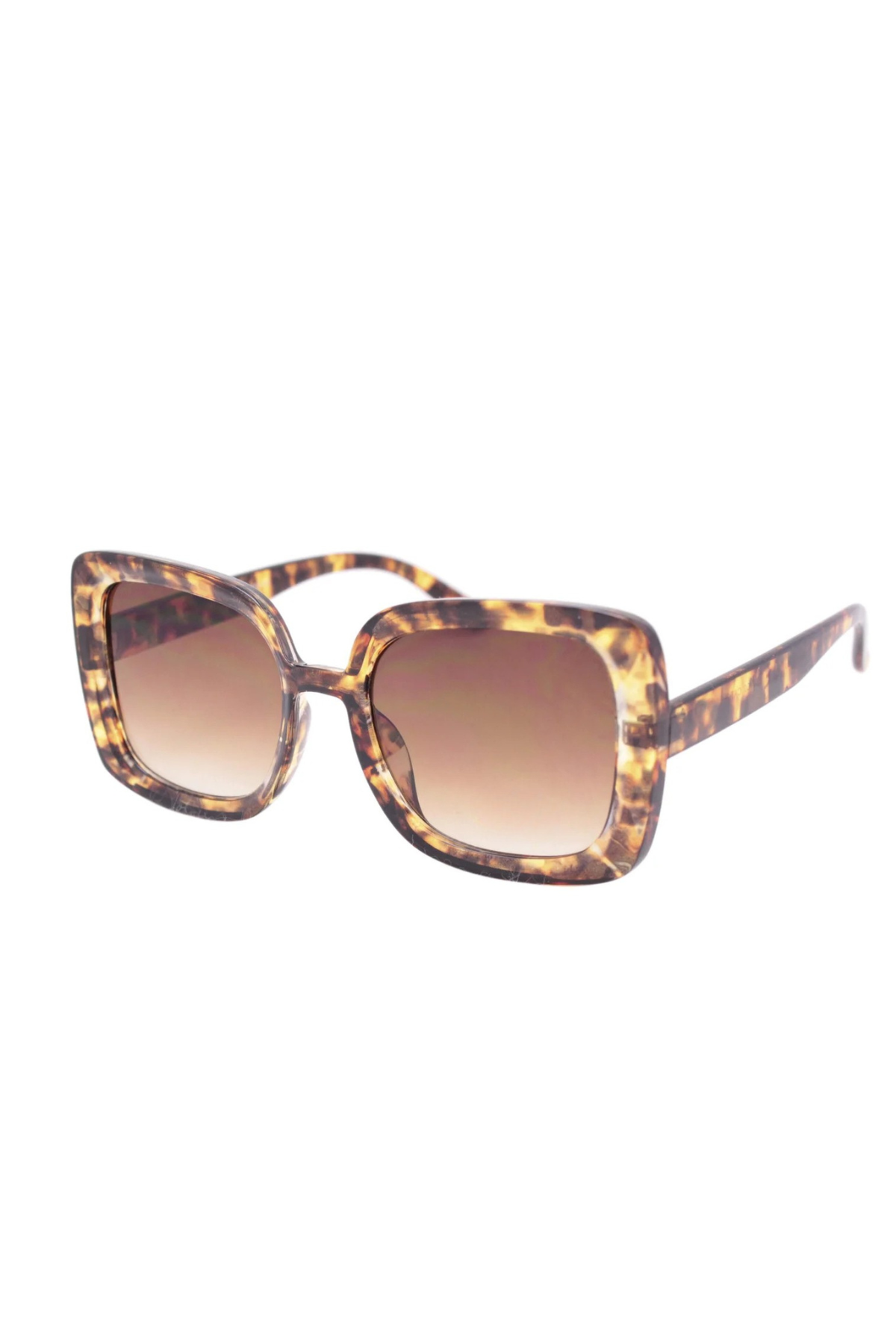 Sienna Oversized Vintage Style Sunglasses In Tortoise