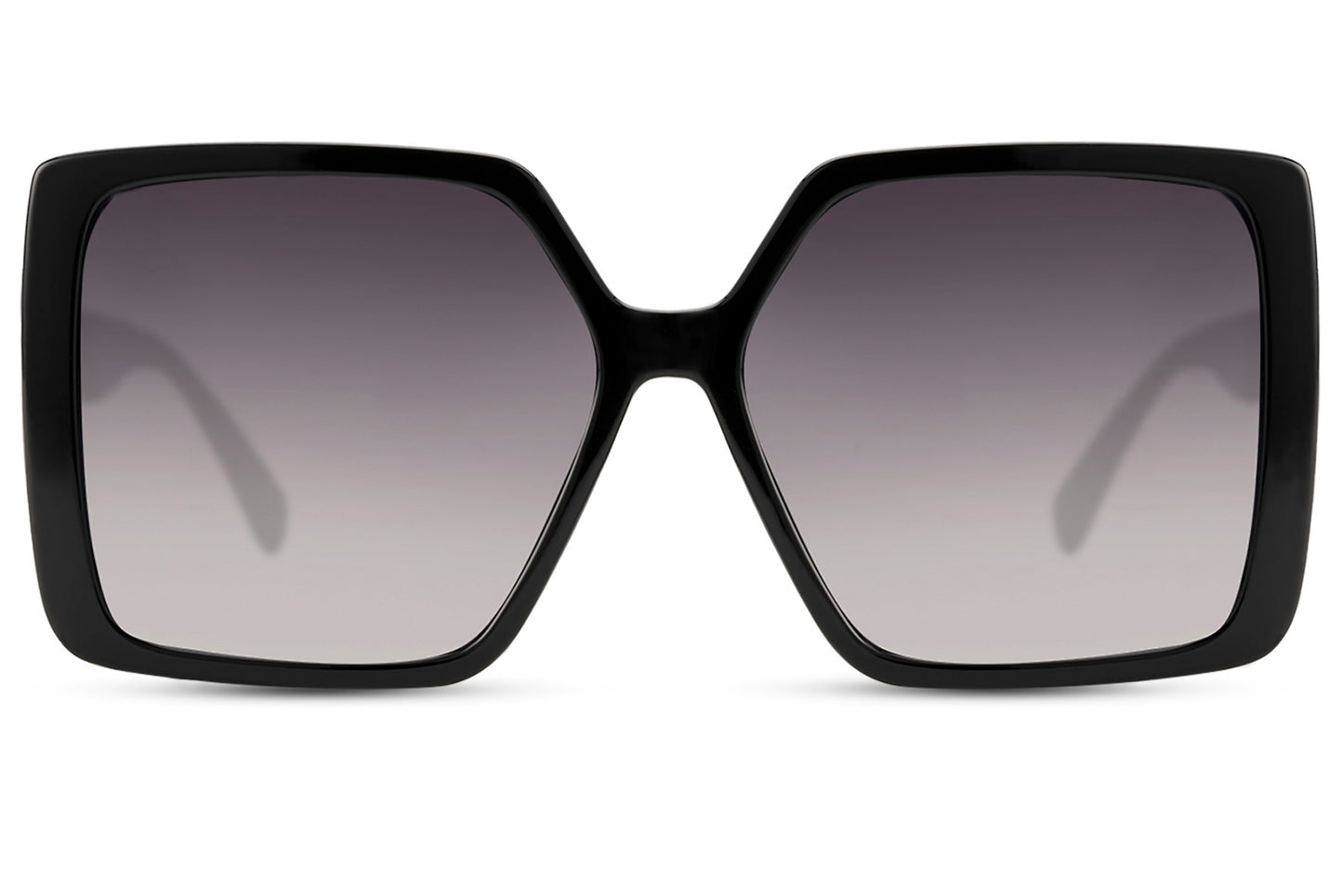 Hannah Oversized Sunglasses In Black - Filli London