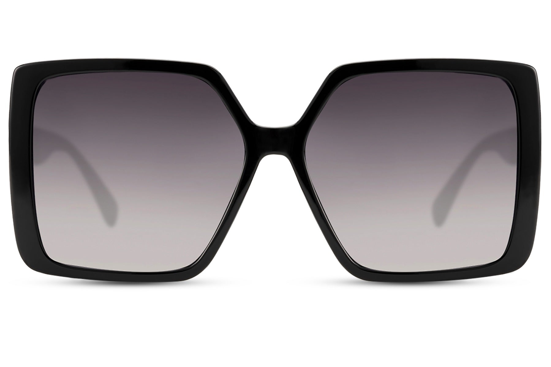 Hannah Oversized Sunglasses In Black - Filli London