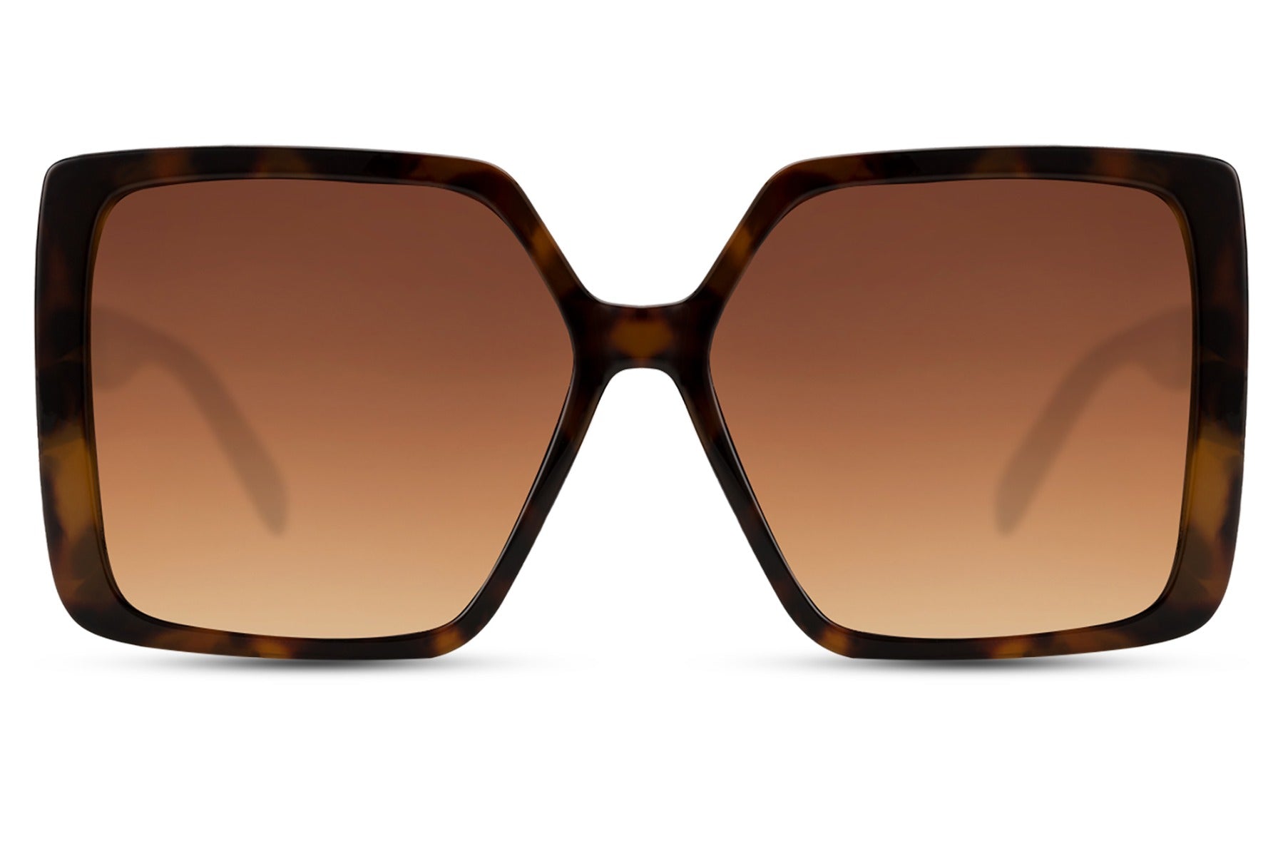 Hannah Oversized Sunglasses In Brown - Filli London