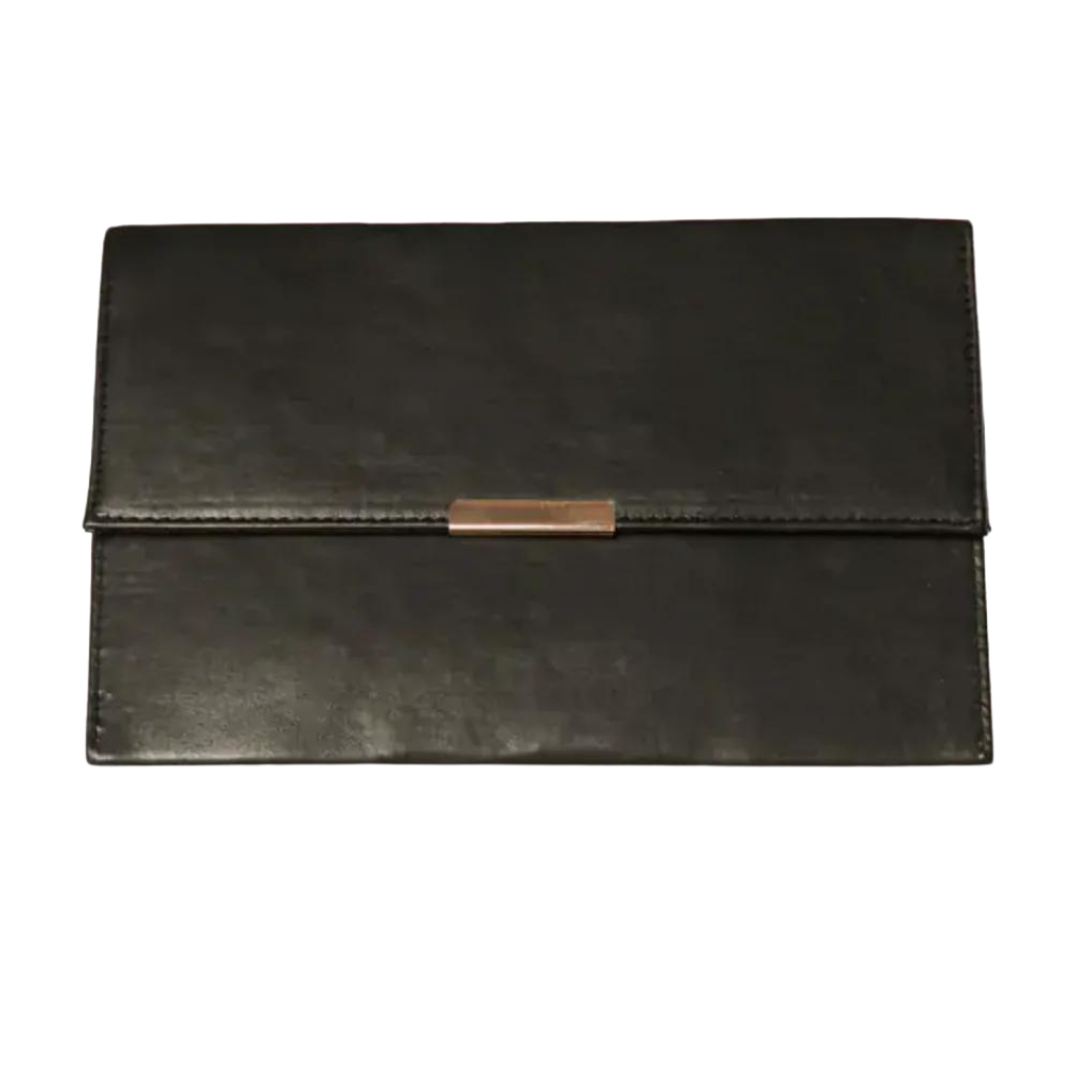 Leather Envelope Clutch Bag 