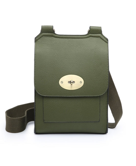 Best Seller⭐Cross Body Messenger Bag In Forest Green - Filli London