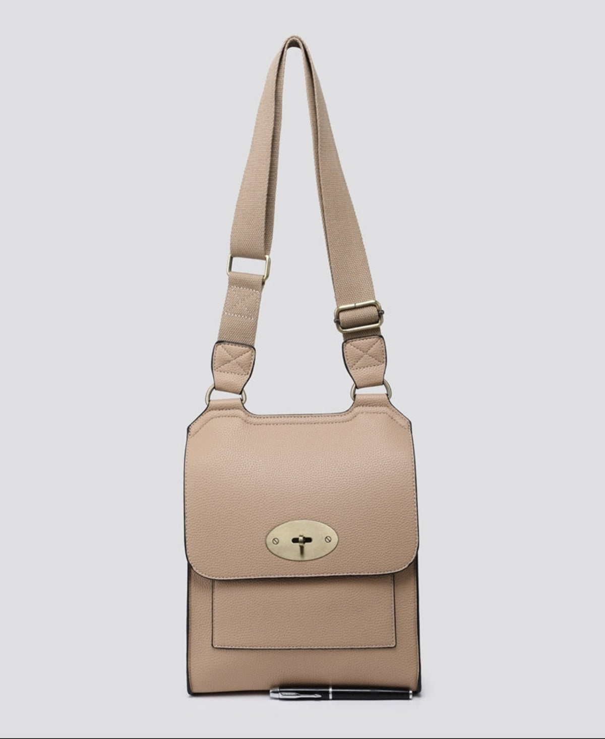 Best Seller⭐Cross Body Messenger Bag In Sand - Filli London
