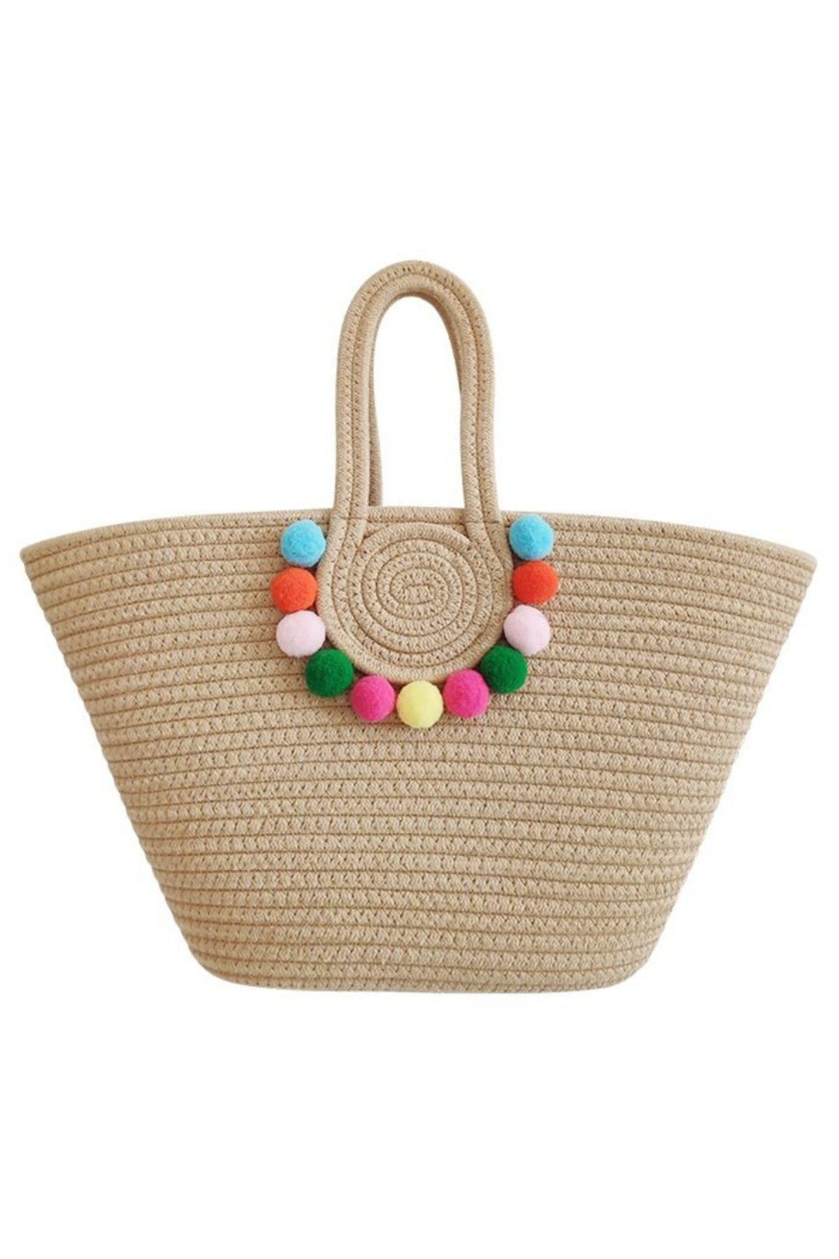 Pom Pom Beach Bag