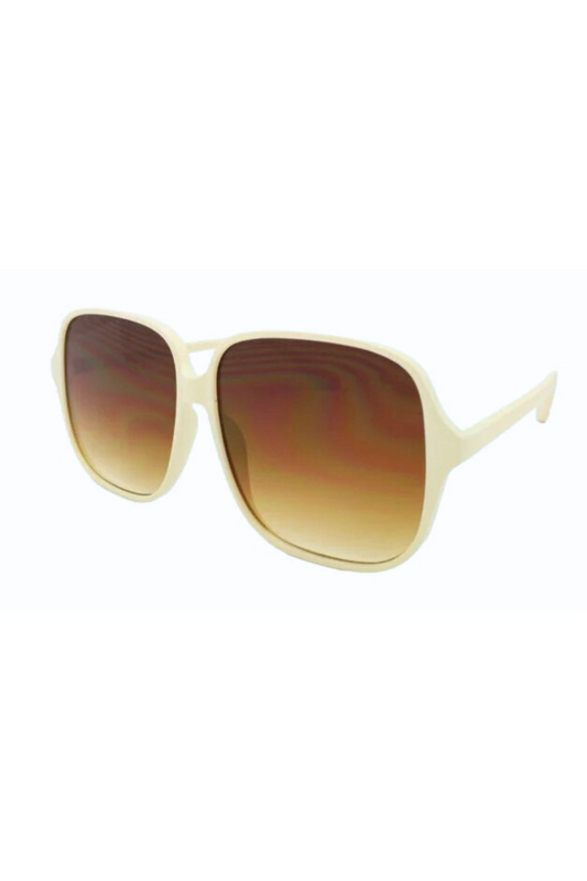 Cher Retro Style Sunglasses In White