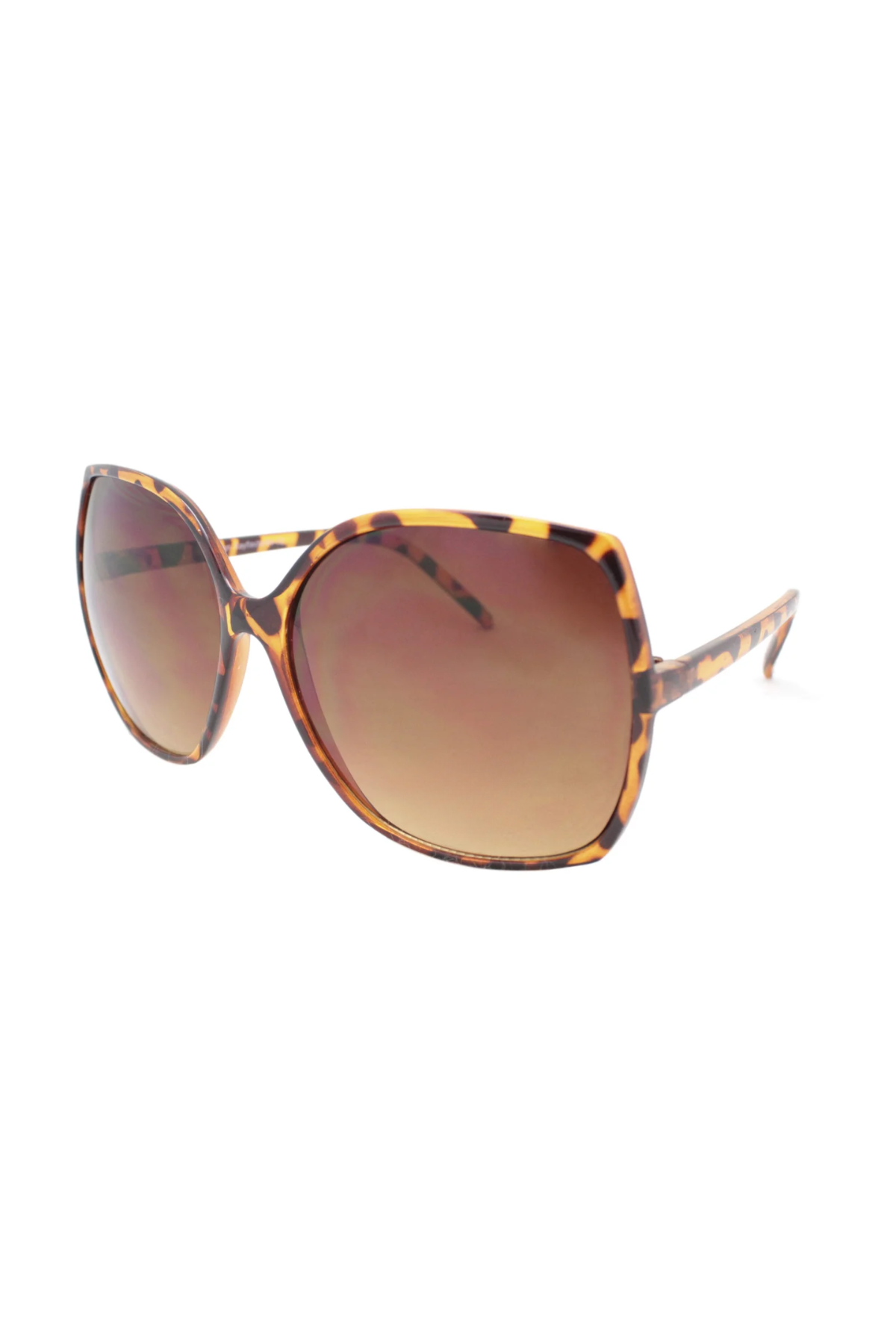 Mia Oversized Fashion Sunglasses In Tortoise