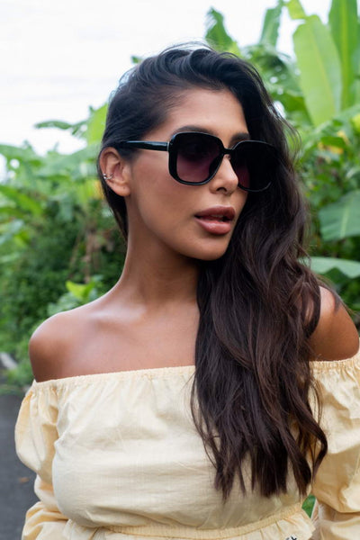 Dominica Oversized Sunglasses In Black