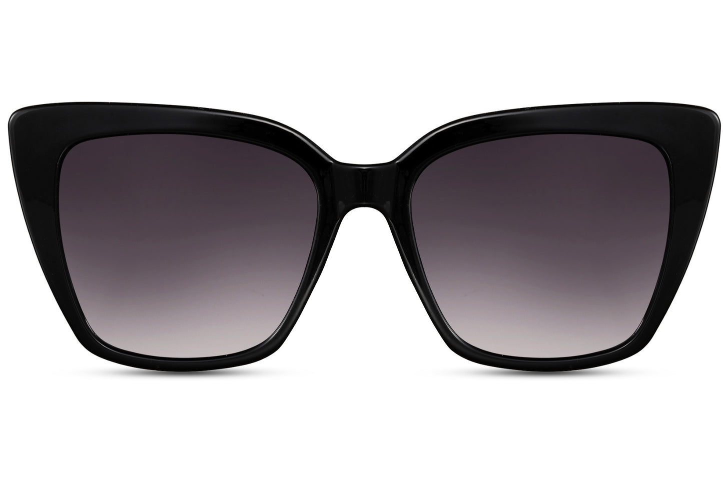 Tulum Oversized Cat Eye Sunglasses In Black