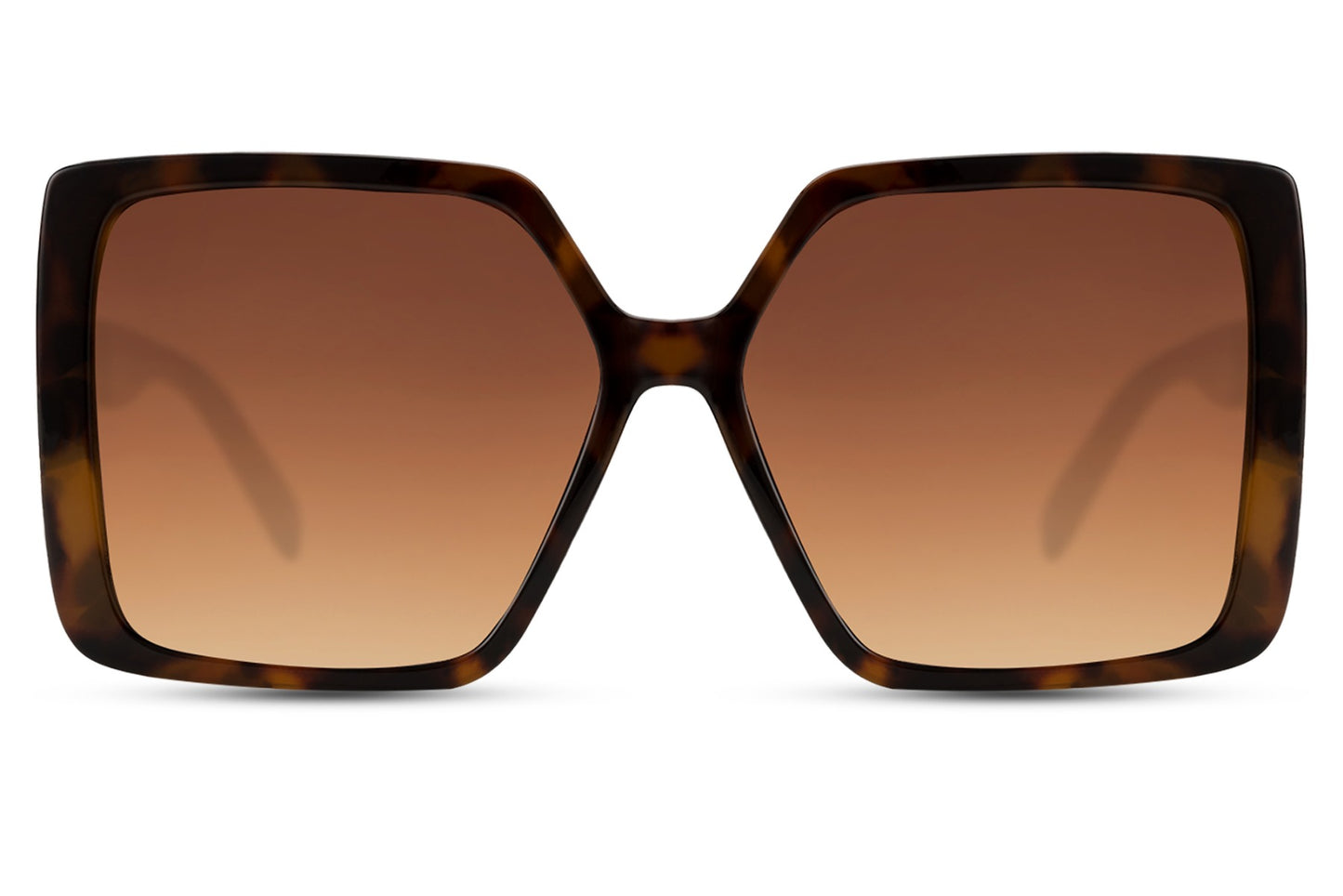 Portofino Oversized Cat Eye Sunglasses In Brown