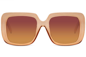 Bahia Oversized Sunglasses In Amber