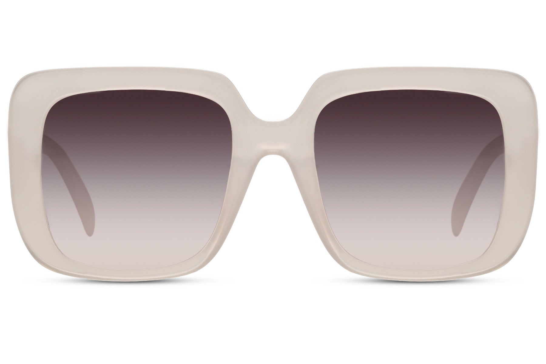 Bahia Oversized Sunglasses In White