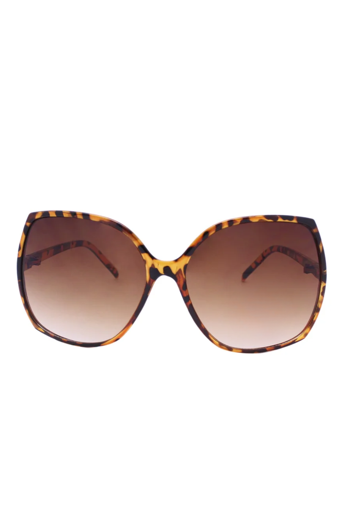 Mia Oversized Fashion Sunglasses In Tortoise