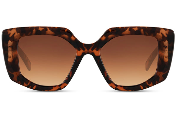 Nassau Oversized Sunglasses In Brown