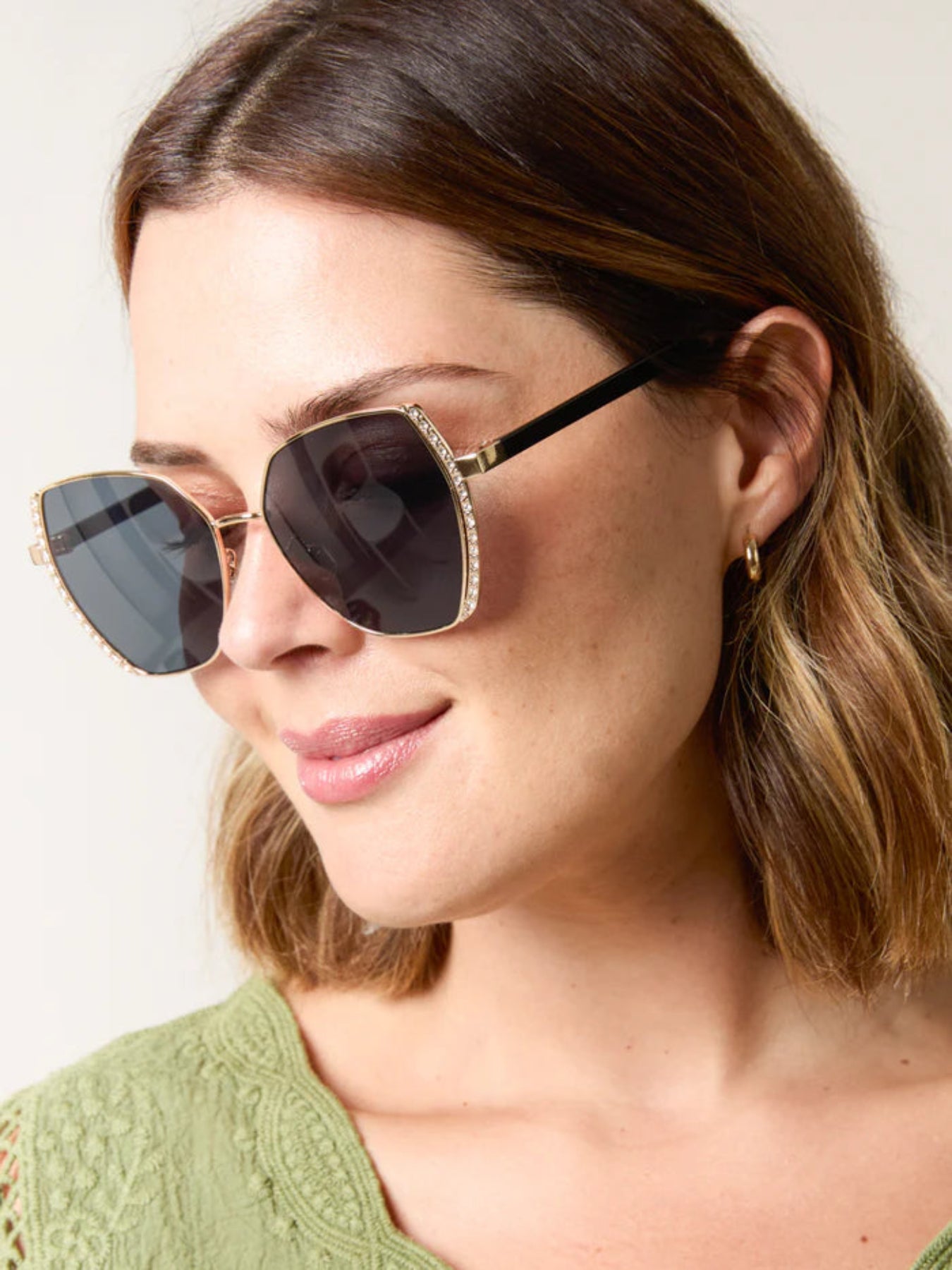 NEW ✨ Arabella Crystal Embellished Glamour Sunglasses - Filli London