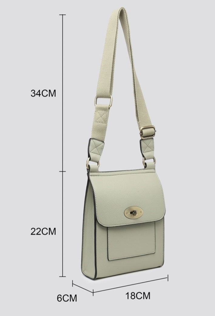 Turn Lock Small Crossbody Bag