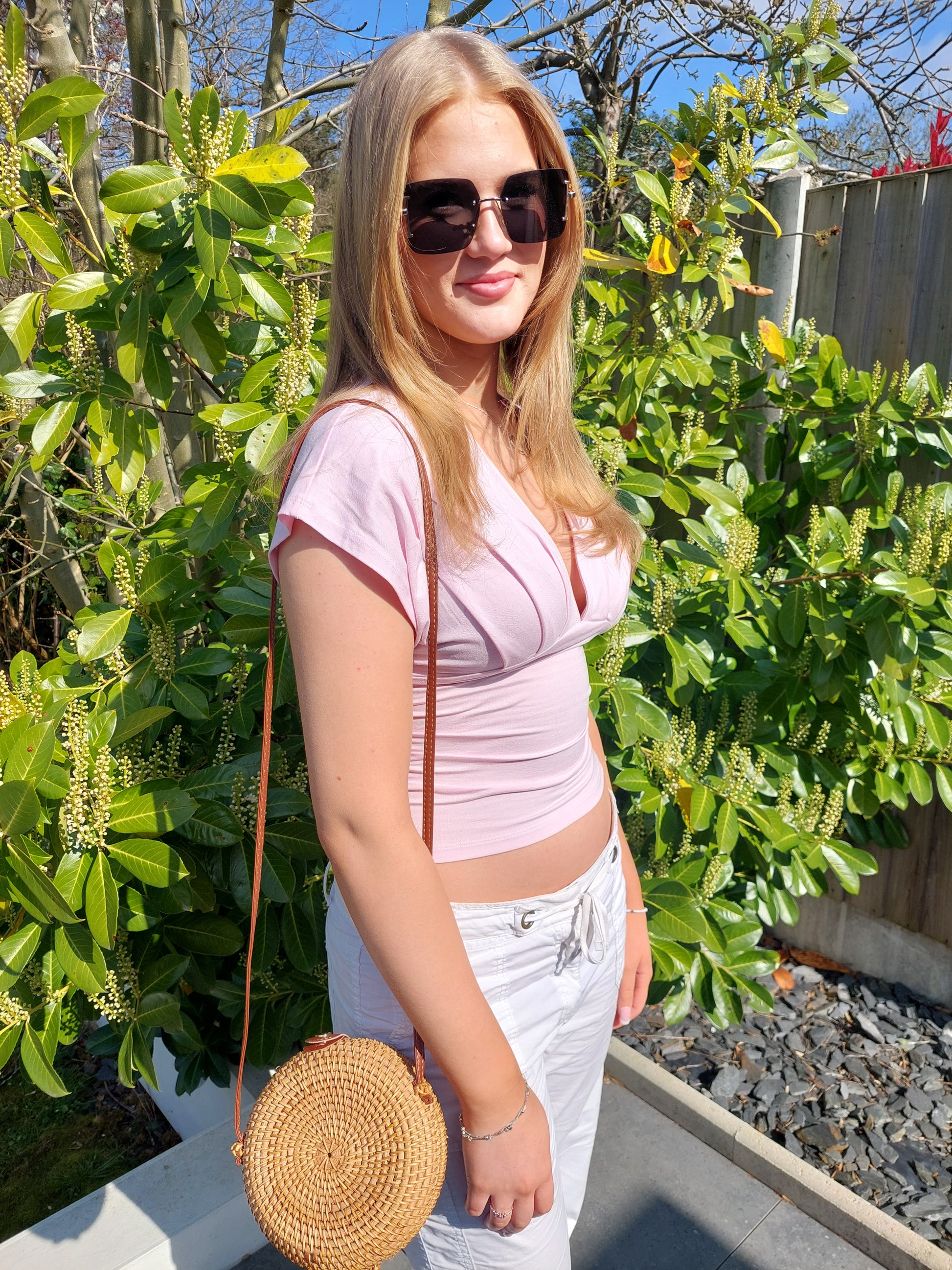 NEW ✨Round Woven Straw Crossbody Bag - Filli London