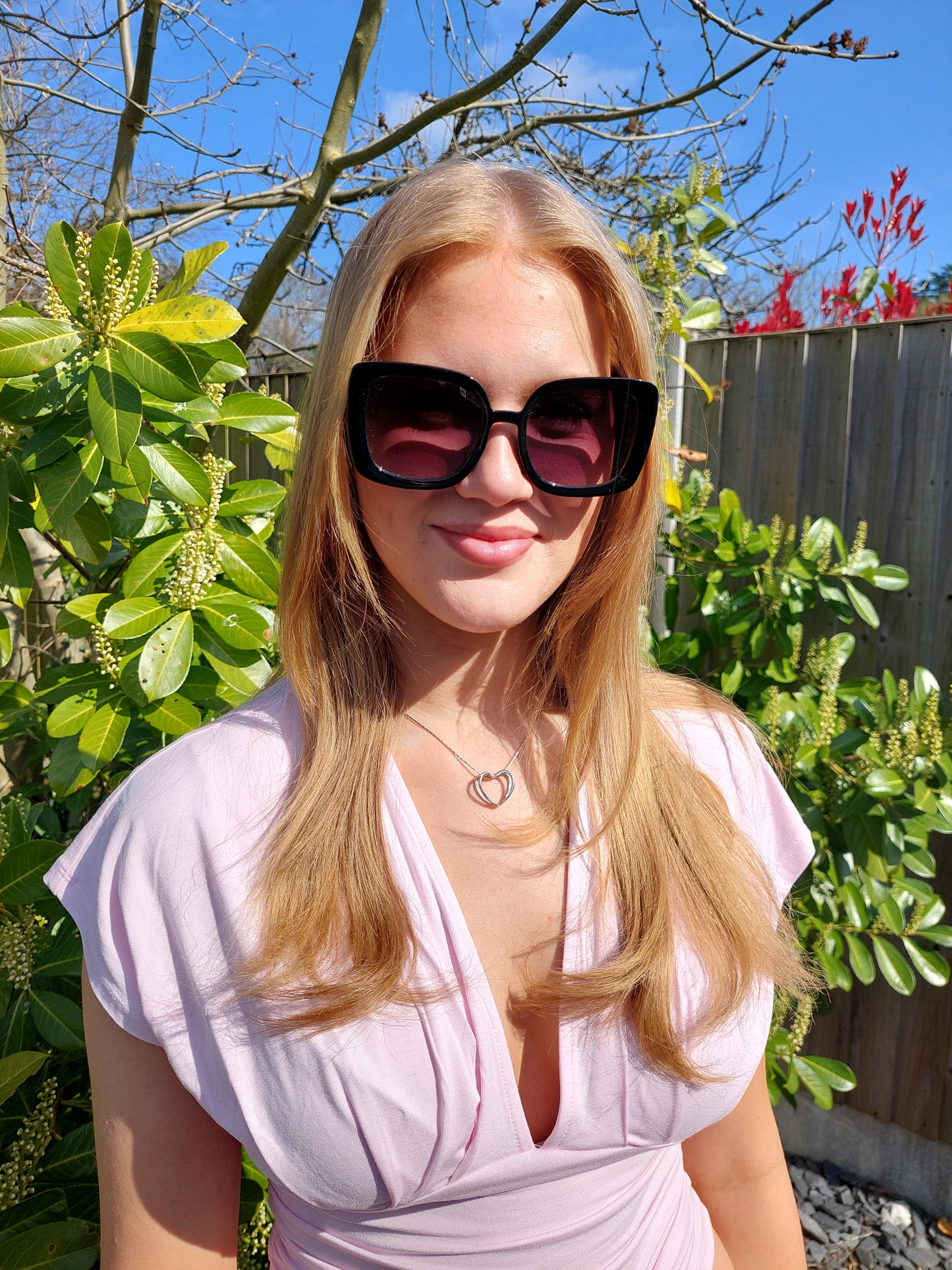 Abi Oversized Sunglasses In Black - Filli London