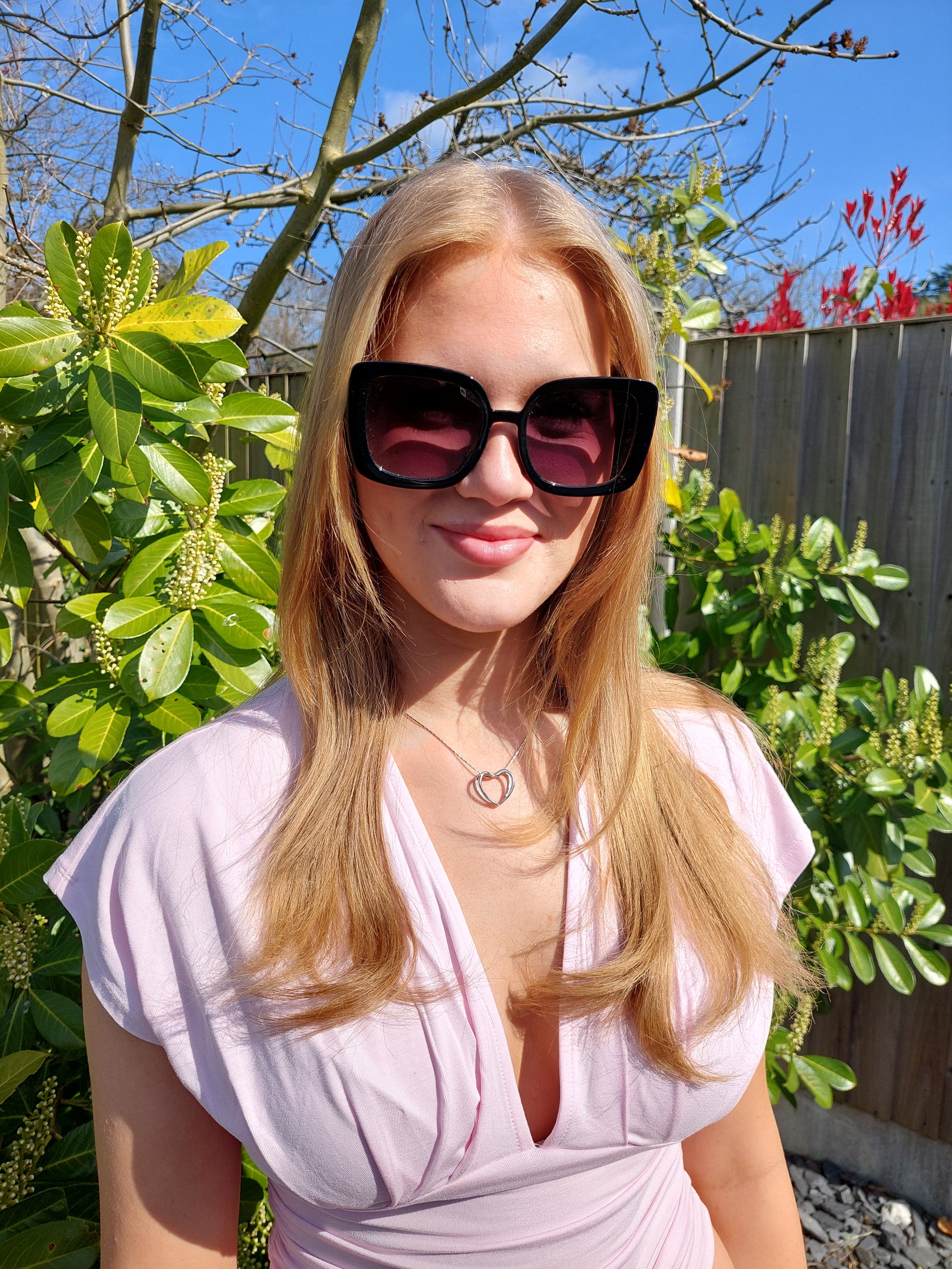 Abi Oversized Sunglasses In Black - Filli London