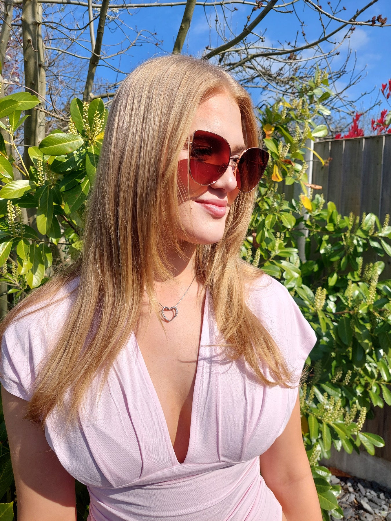 Farrah Cat Eye Aviator Sunglasses In Brown - Filli London