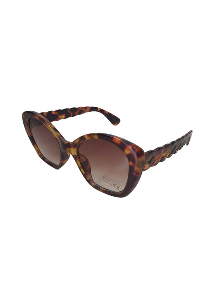 Carrie Oversized Cat Eye Sunglasses In Tortoise - Filli London