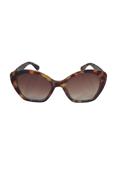 Carrie Oversized Cat Eye Sunglasses In Tortoise - Filli London