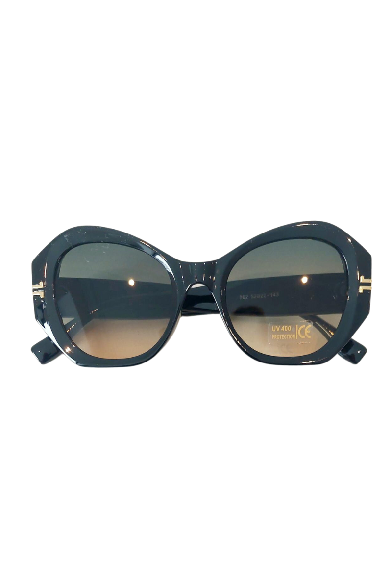 Miranda Geometric Sunglasses In Pale Tortoise Shell - Filli London