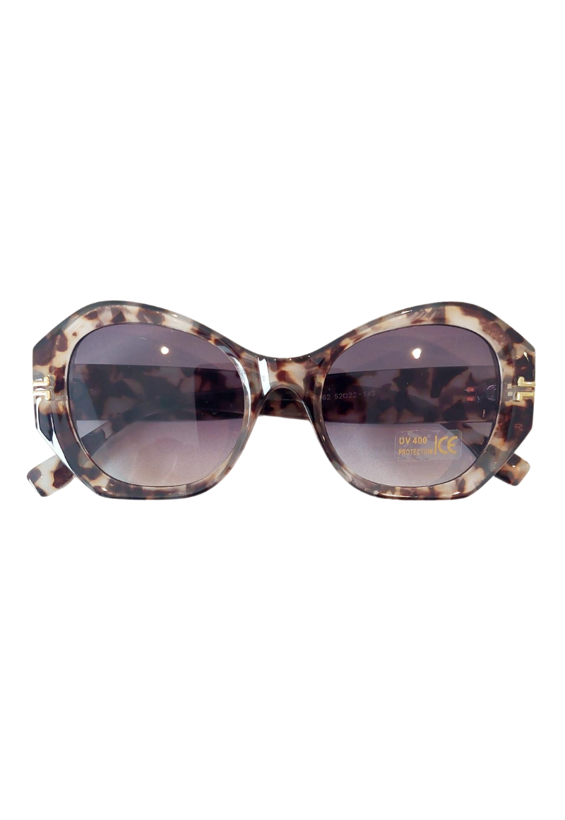 Miranda Geometric Sunglasses In Pale Tortoise Shell - Filli London