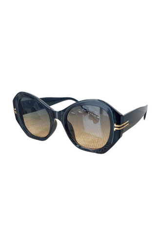 Miranda Geometric Sunglasses In Black - Filli London